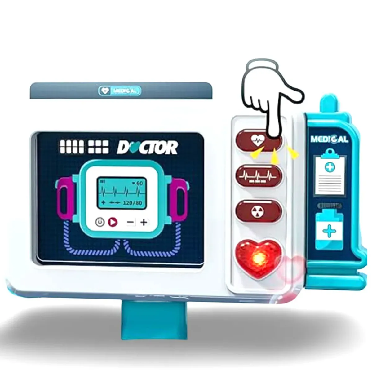 SET DE DOCTOR CARRITO MEDICO 37 PIEZAS - 2