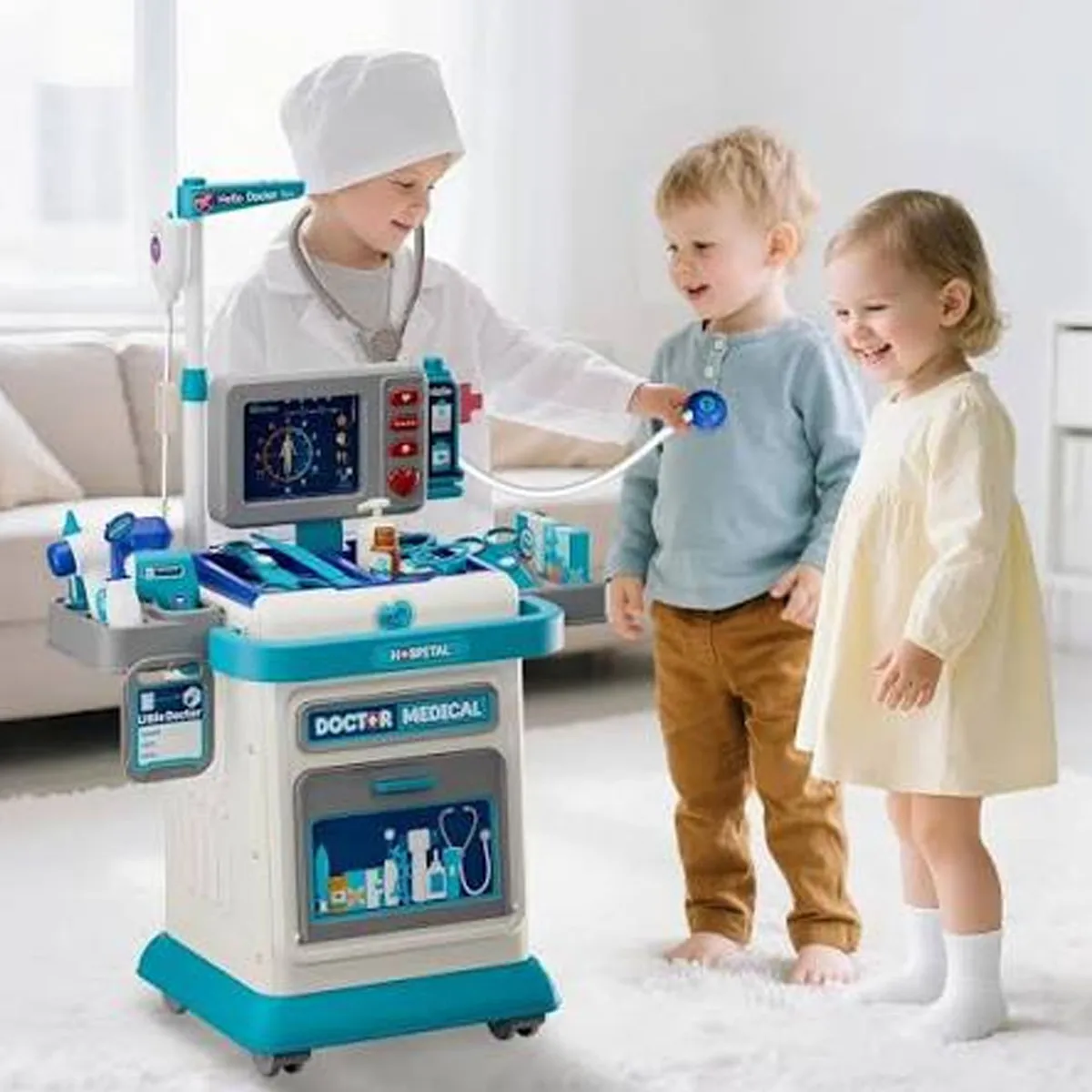 SET DE DOCTOR CARRITO MEDICO 37 PIEZAS - 4