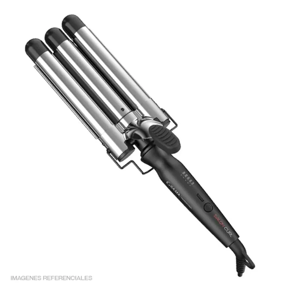 ONDULADOR RIZADOR GAMA PROFESSIONAL DE 3 TUBOS TITANIO 25MM - TRIFERRO - 2