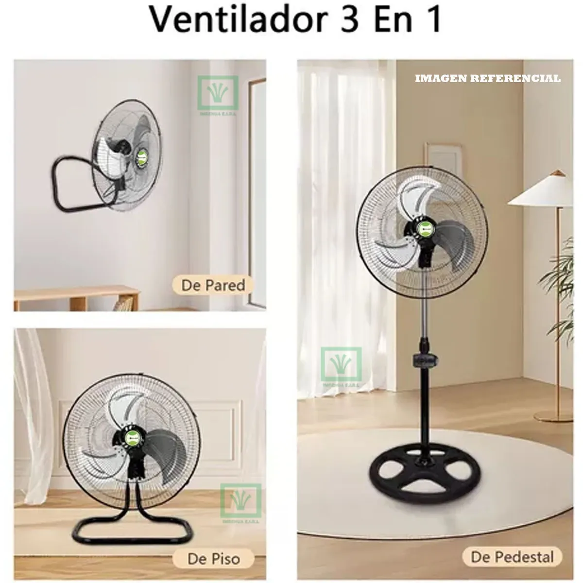 VENTILADOR PEDESTAL 3 EN 1 BK-8218VING DE 18' 200 WATTS - 5