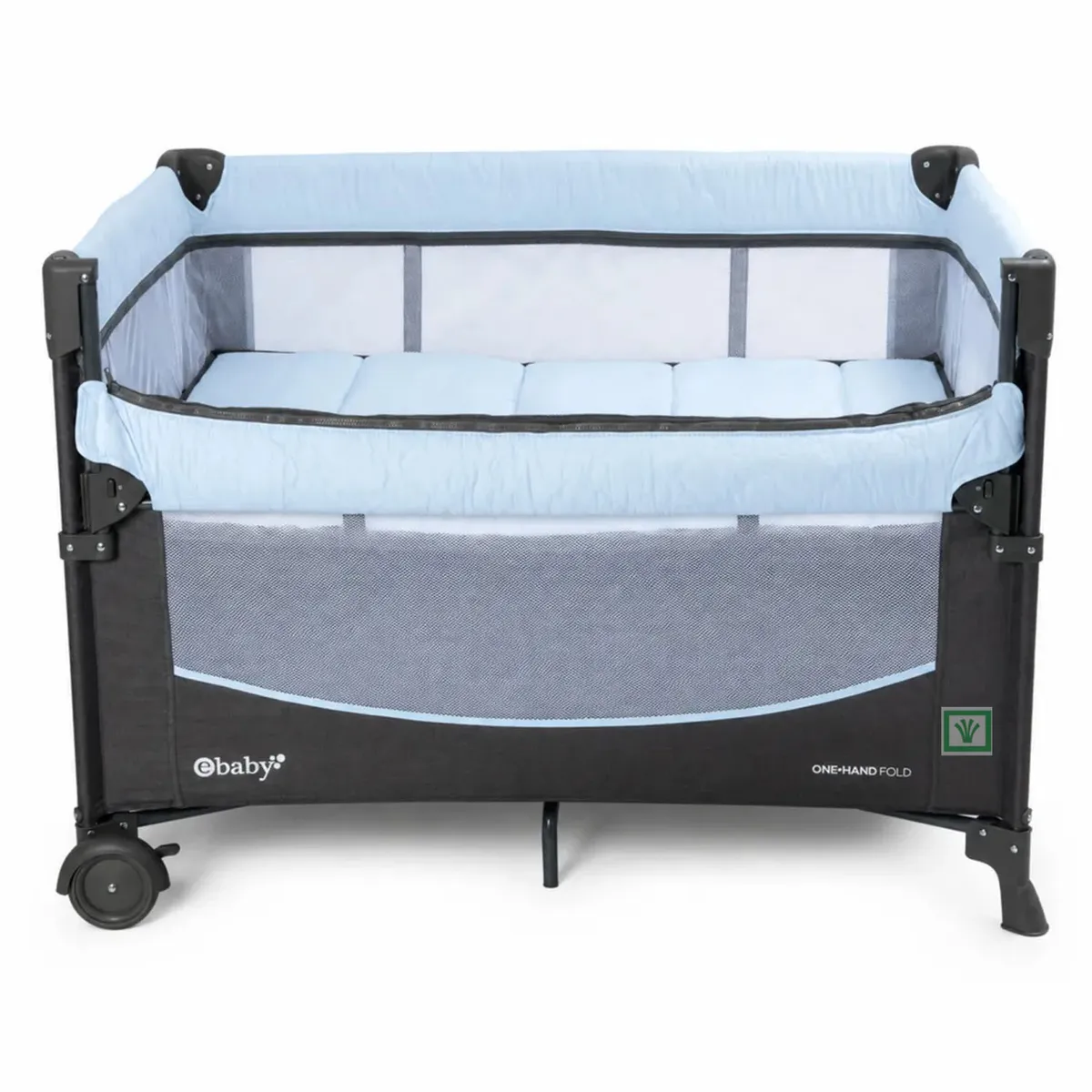 CUNA COLECHO LUMA EBABY EB771 AZUL - 4