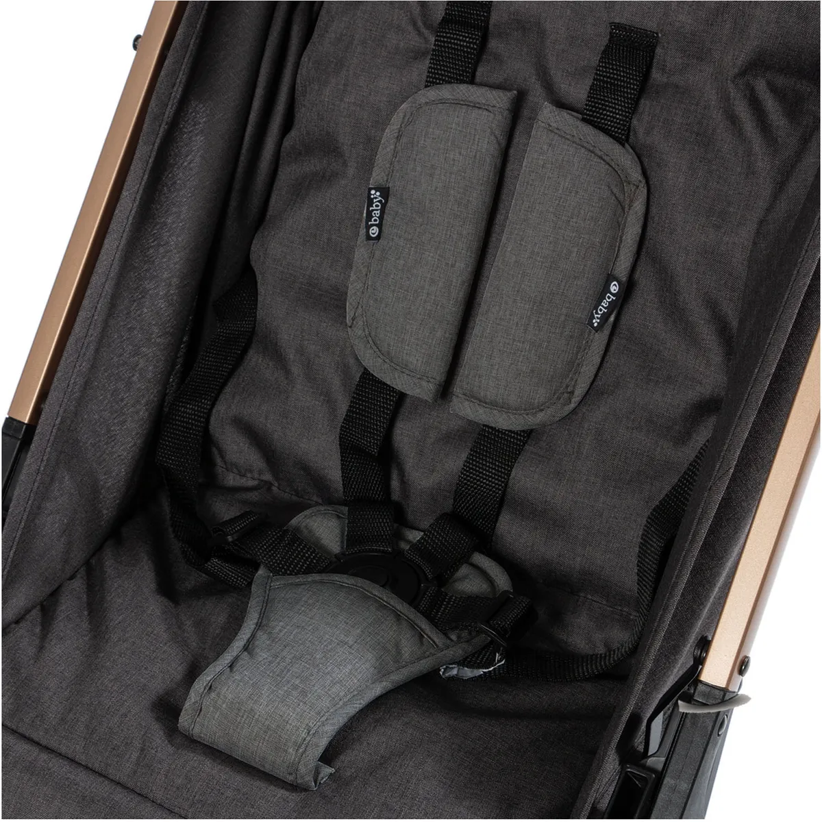 COCHE MALETA PARA BEBÉ «SOFI» DE FÁCIL PLEGADO DARK GRAY - 6