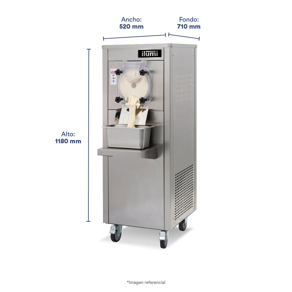 MÁQUINA DE HELADOS ILUMI MHA-20 HELADO ARTESANAL SOBREMESA 20 LTS/H - 2