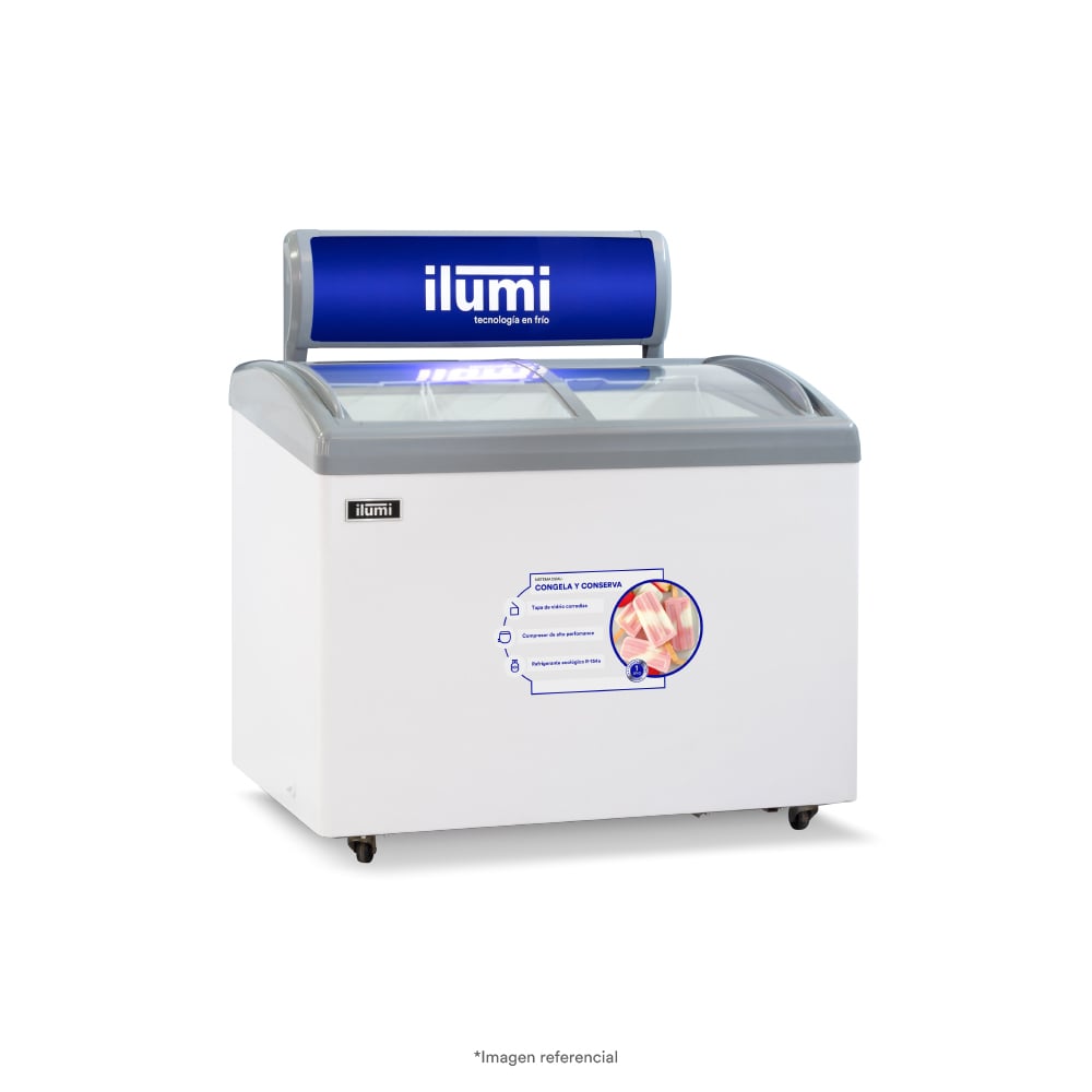 CONGELADOR ILUMI TF-3600 360 LTS DUAL TAPA VIDRIO - 2
