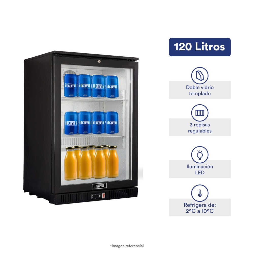 VISICOOLER ILUMI DE 120 LITROS - 1