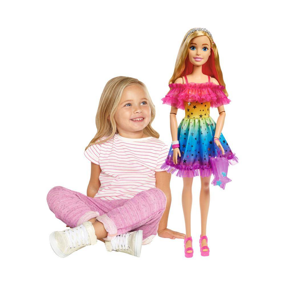 BARBIE ARCOIRIS RUBIA 71 CM - 2