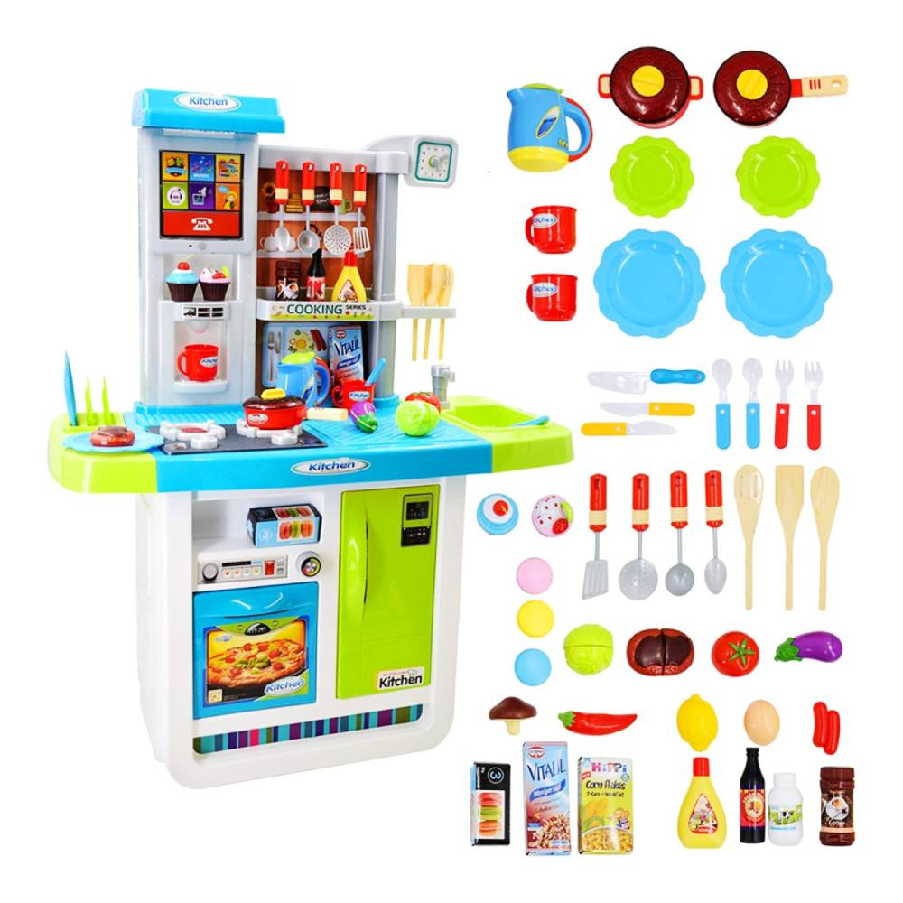 COCINA MY LITTLE CHEF VERDE INTERACTIVA 98CM - 3