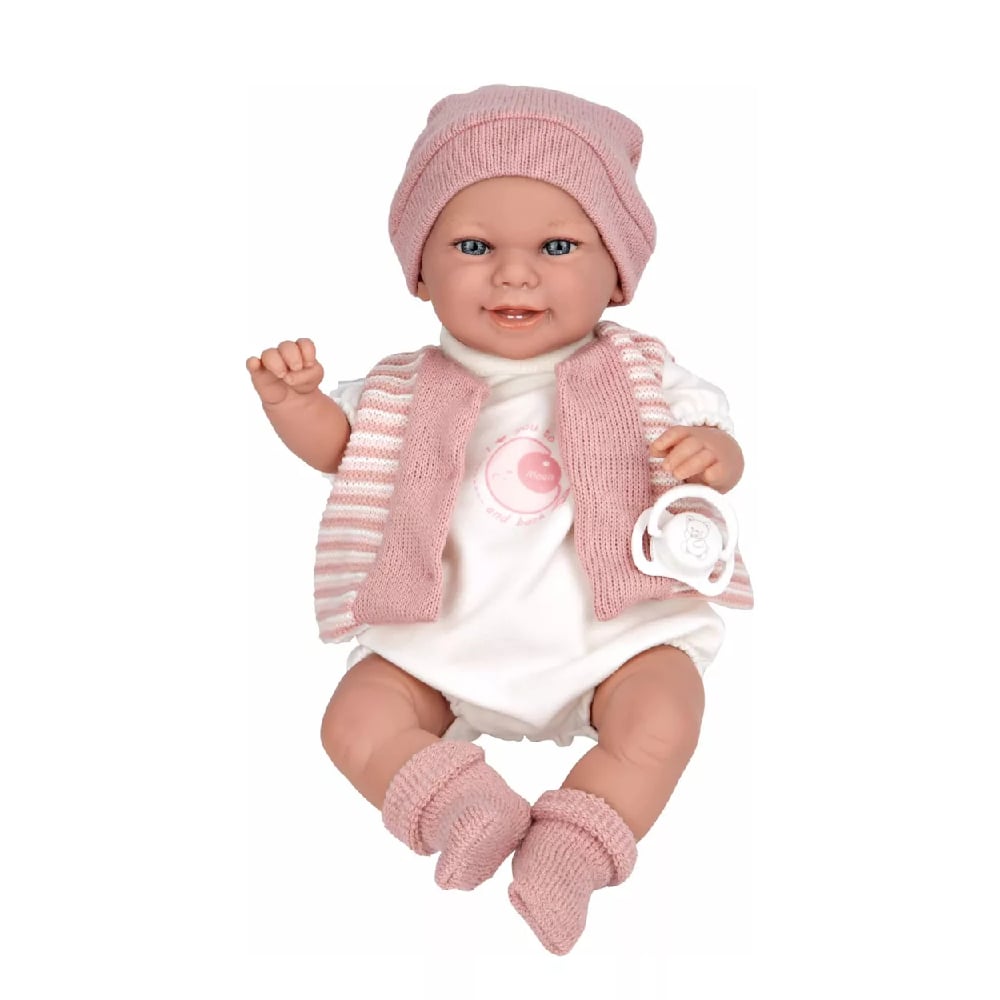 MUÑECA ELEGANCE 35 CM BABYTO ROSA CON MECANISMO RISA 60795 - 2