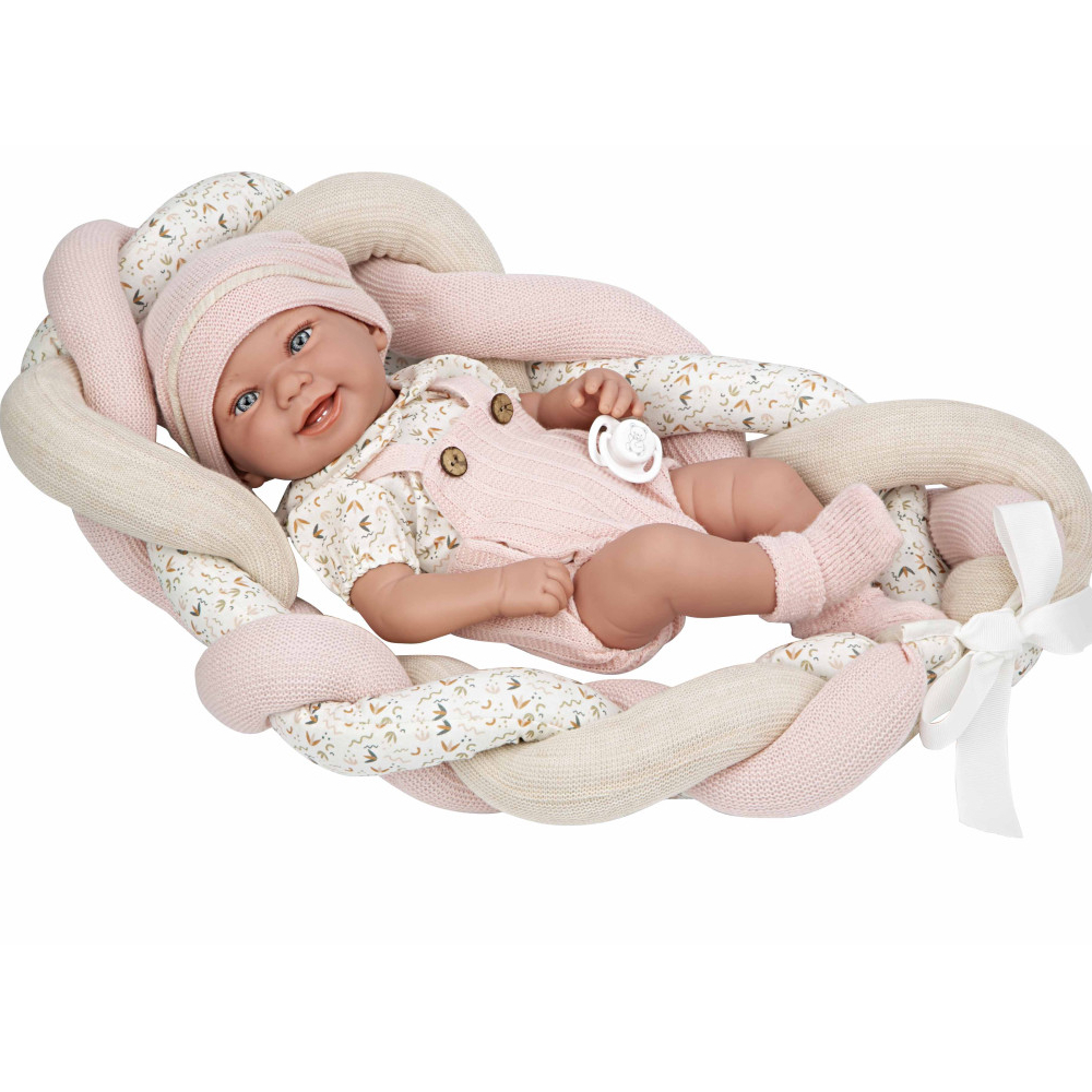 MUÑECO ELEGANCE 42 CM ZOE ROSA CON COJIN - ARIAS 65373 - 1