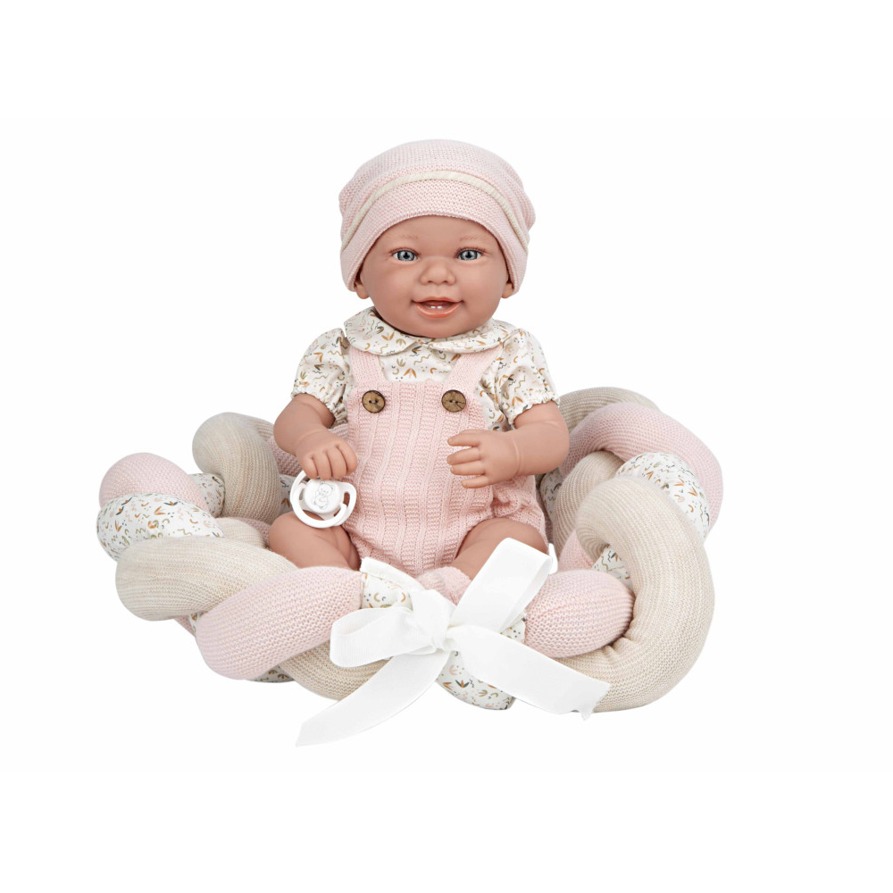 MUÑECO ELEGANCE 42 CM ZOE ROSA CON COJIN - ARIAS 65373 - 3