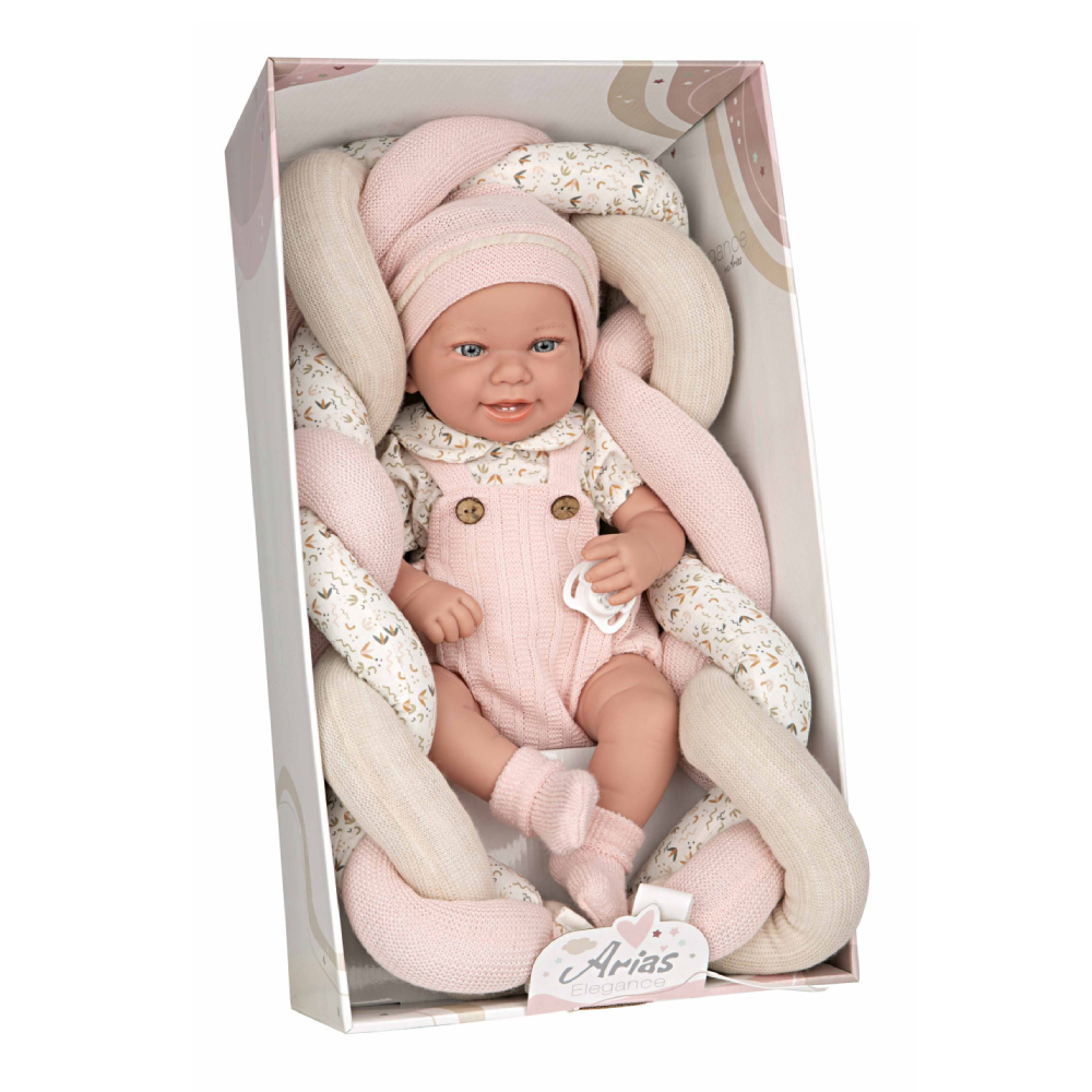 MUÑECO ELEGANCE 42 CM ZOE ROSA CON COJIN - ARIAS 65373 - 4