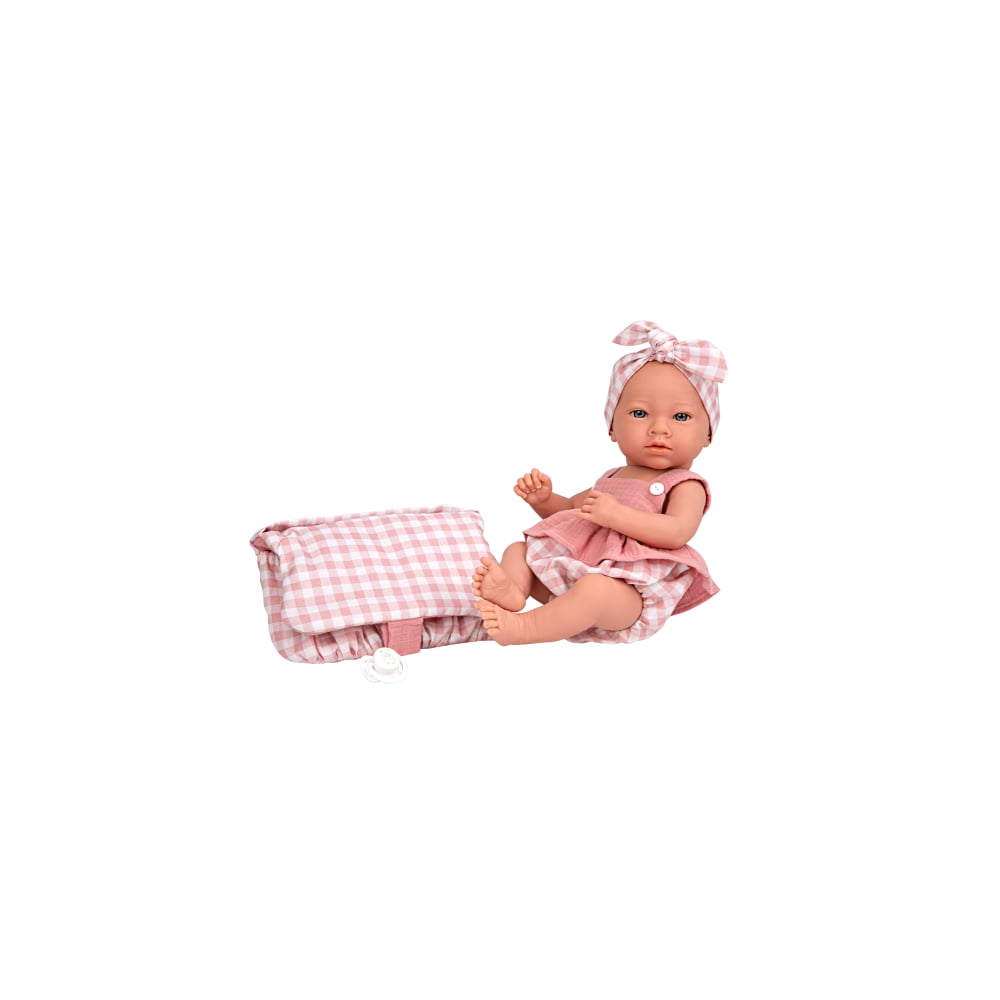 MUÑECA ELEGANTE 38CM COLOR ROSA CON BOLSO ARIAS 60798 - 1