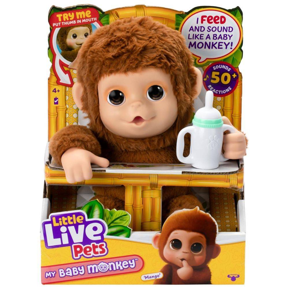 LITTLE LIVE PETS MONO BEBE CON 50 SONIDOS - 3