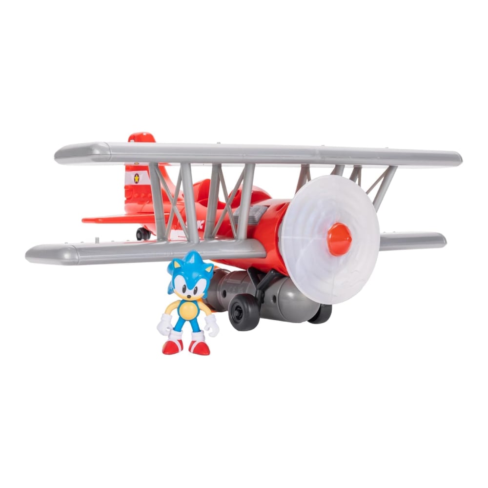 SONIC THE HEDGEHOG PLAYSET AVION SONIC TORNADO - 1