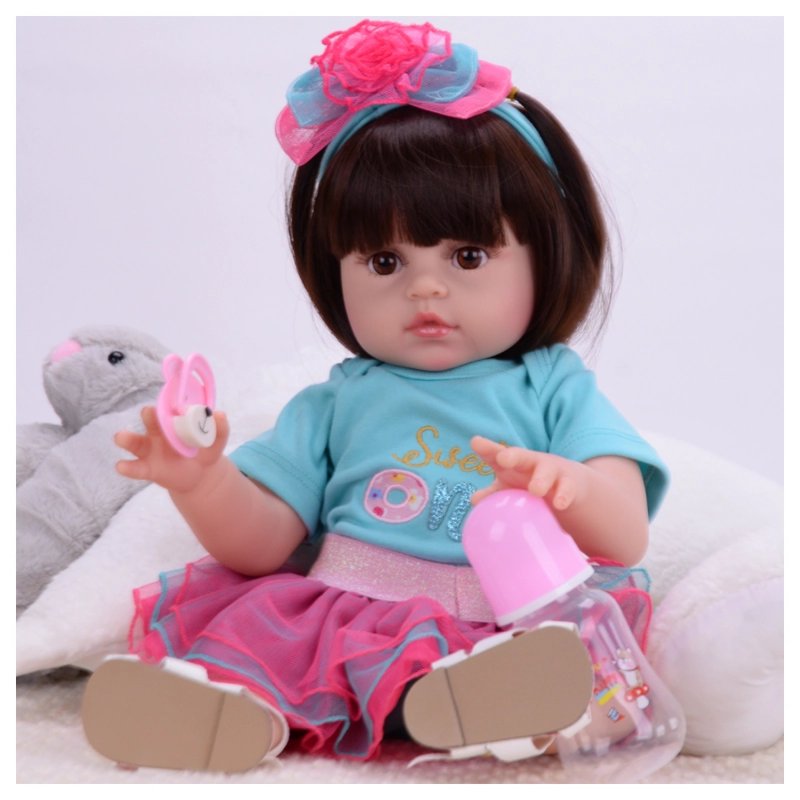 MUÑECA REBORN 55 CM B456 SONIDOS Y CANCIONES TURQUEZA - 1