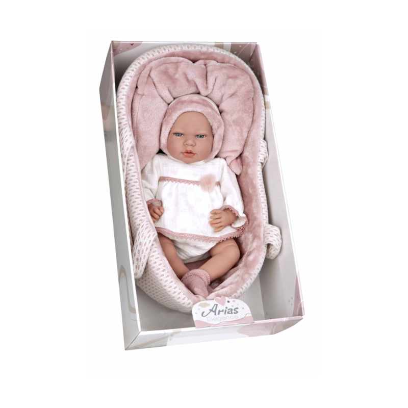 MUÑECA ARIAS ELEGANCE 40CM ANDIE ROSA MECANISMO LLORO 60812 - 2