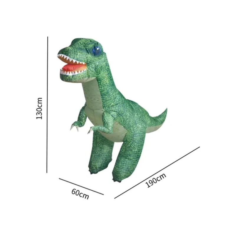 DINOSAURIO INFLABLE A CONTROL REMOTO DE 90CM CON GIRO DE 360 - 1