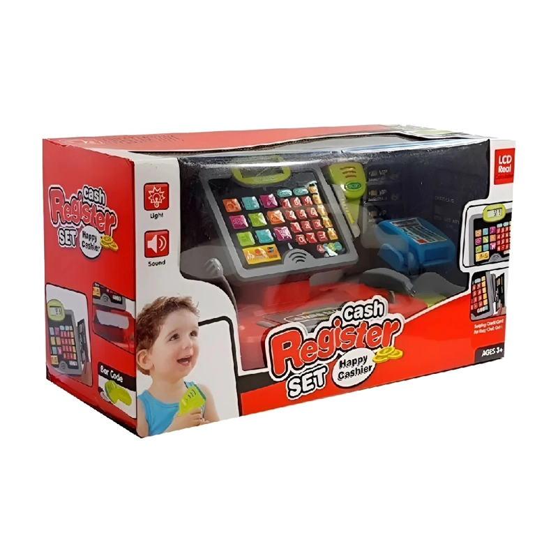 CAJA REGISTRADORA CON LUZ Y SONIDO INCLUYE CALCULADORA - 2