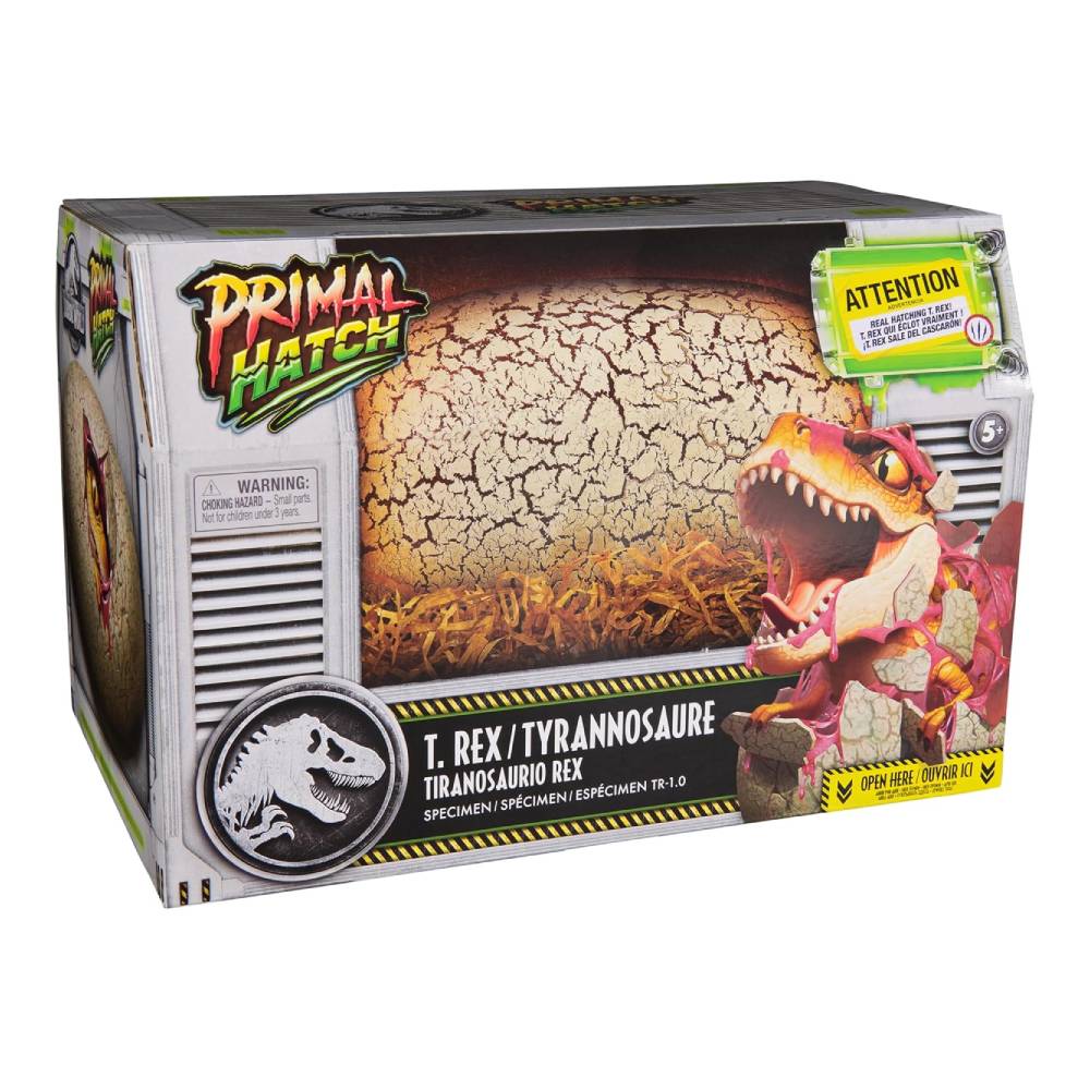 JURASSIC WORLD T-REX PRIMAL HATCH DINOSAURIO INTERACTIVO - 3