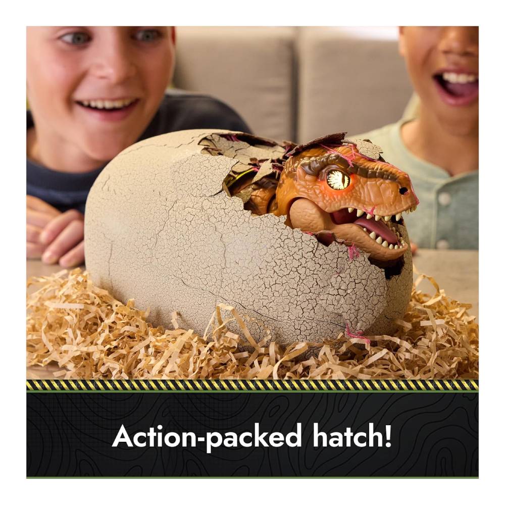JURASSIC WORLD T-REX PRIMAL HATCH DINOSAURIO INTERACTIVO - 4