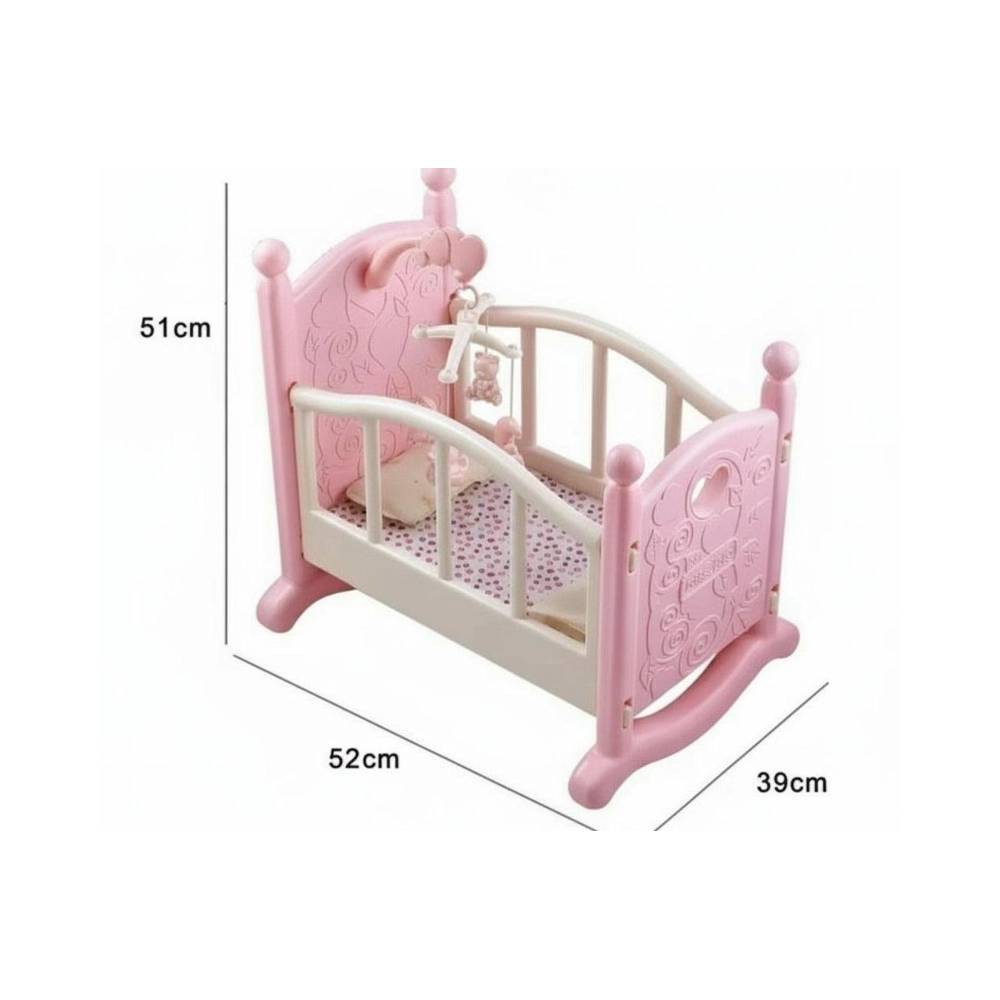 CUNA PARA MUÑECA BEBE CON ACCESORIOS - 3