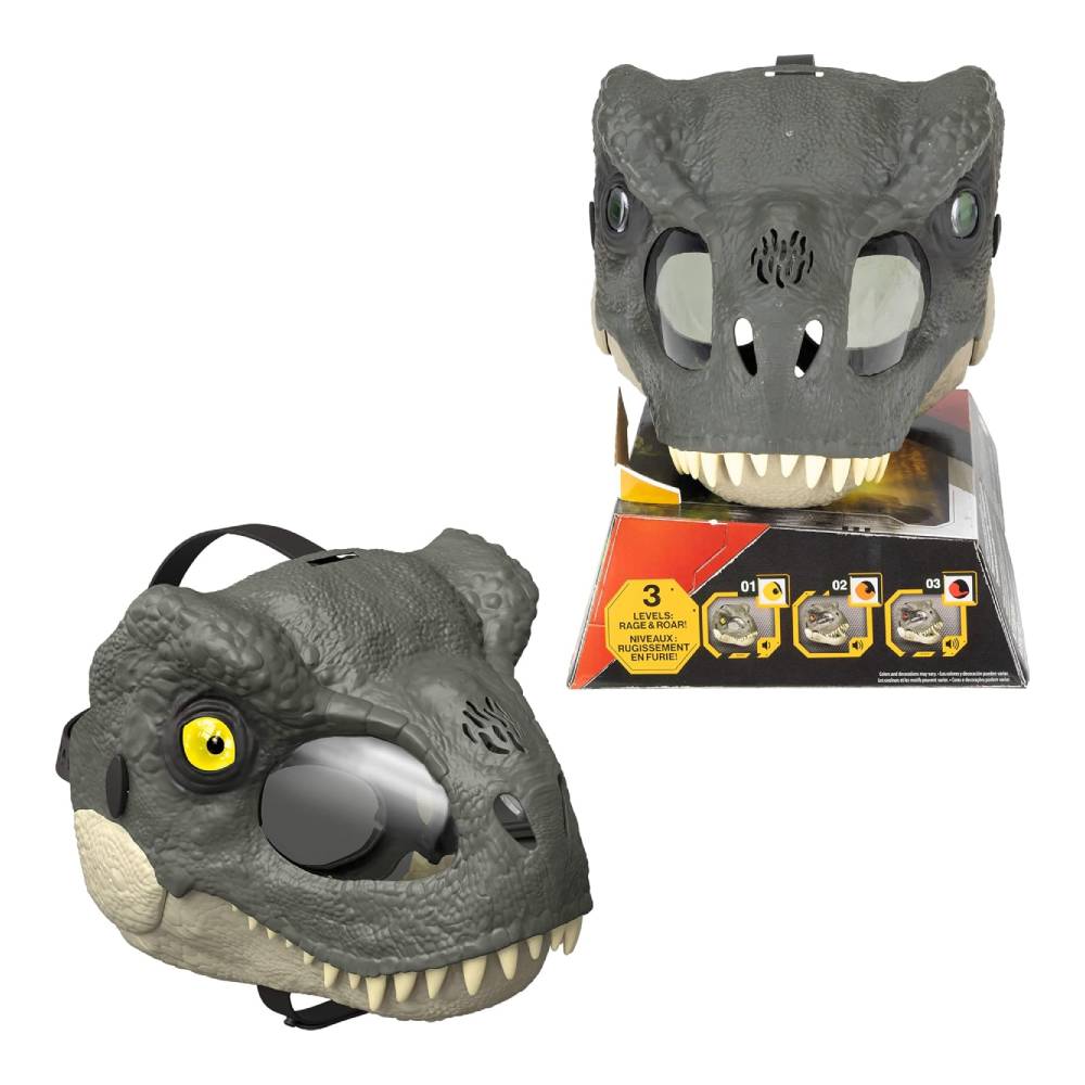 JURASSIC WORLD MASCARA REX CON SONIDOS - 1