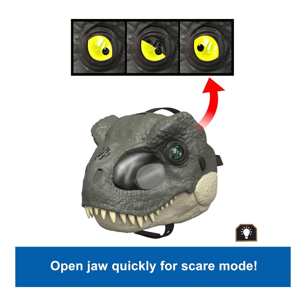 JURASSIC WORLD MASCARA REX CON SONIDOS - 3