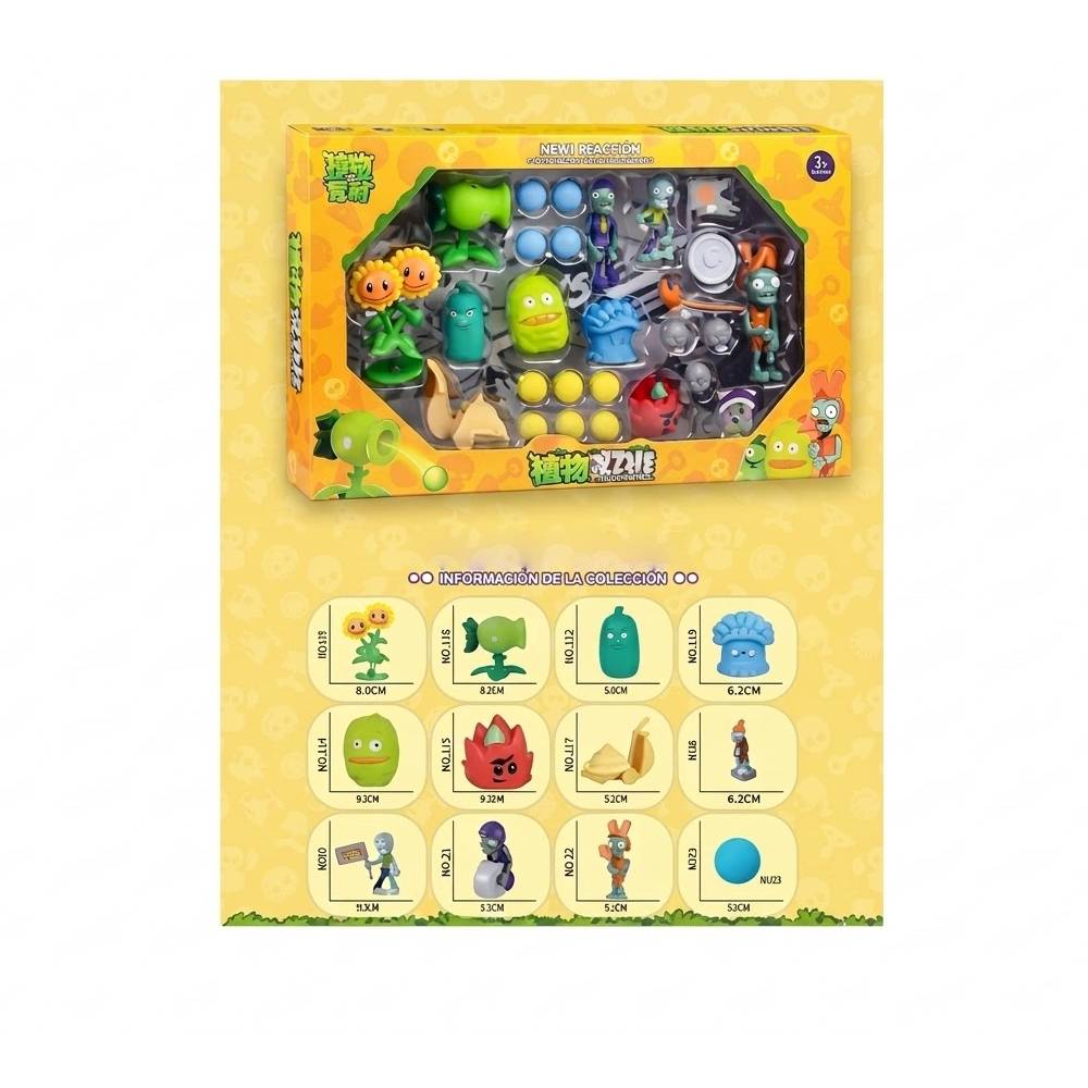 PLANTAS VS ZOMBIES 11 FIGURAS - 1