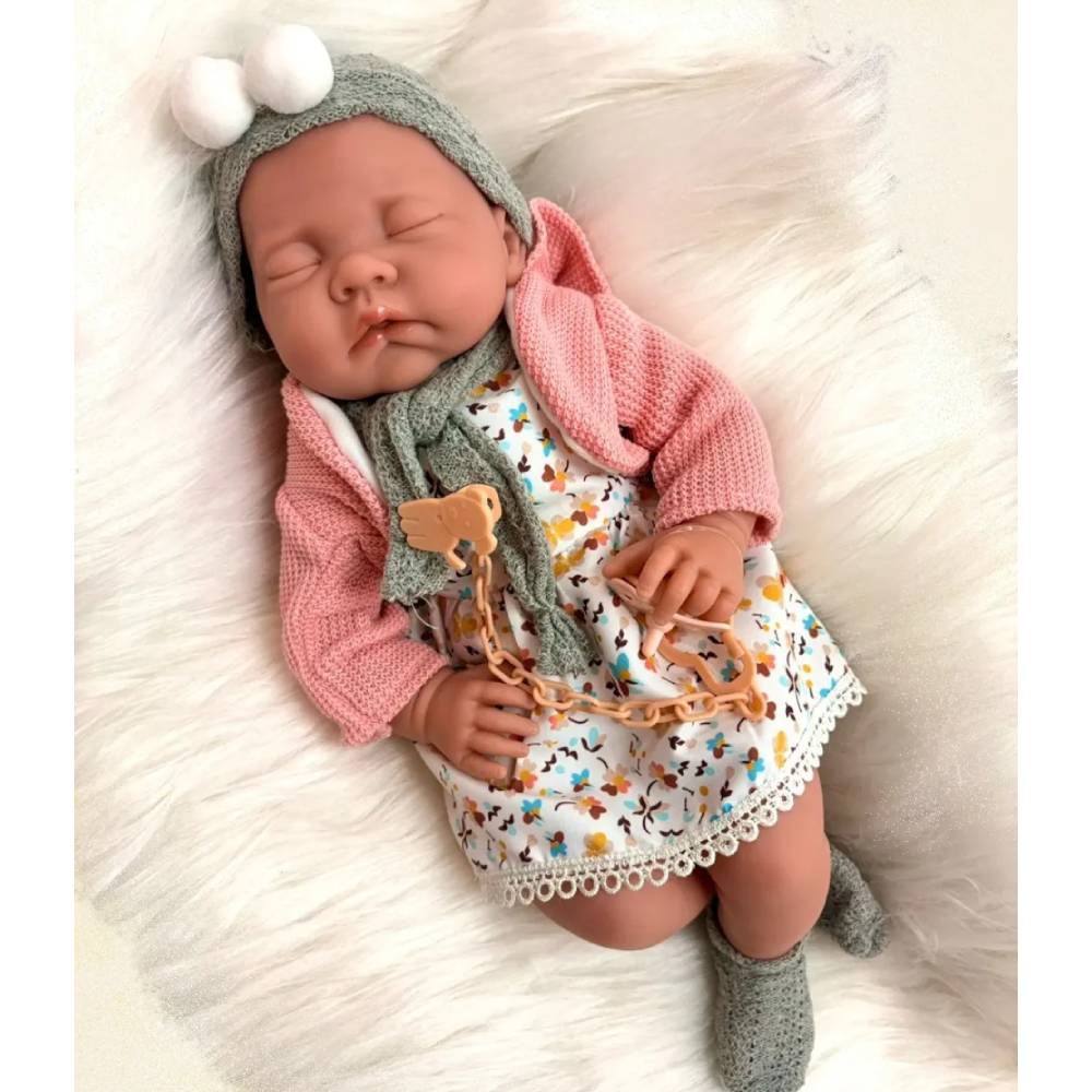 MUÑECA BEBE KIKI DORMIDA 40CM - 3