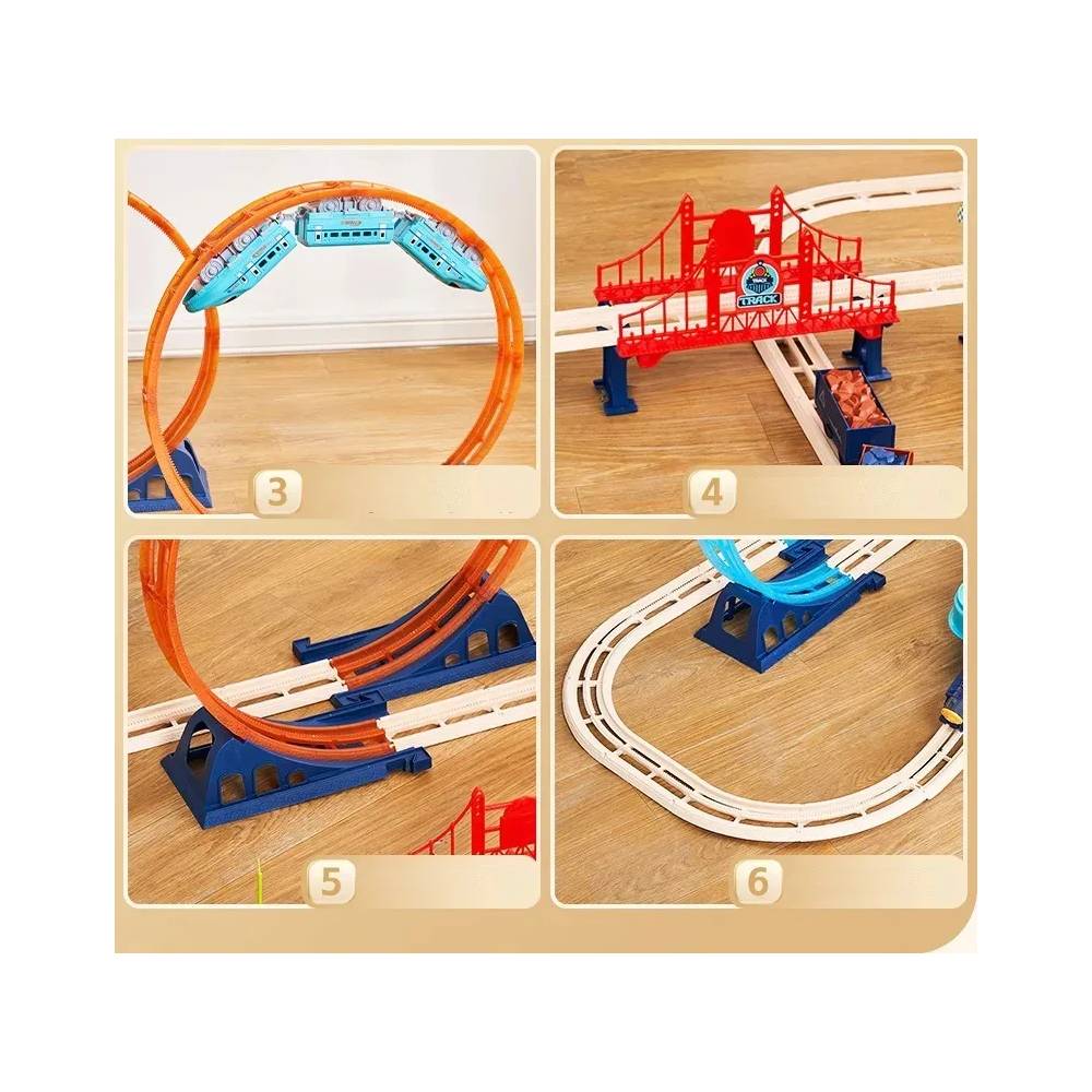 PISTA TREN TRACK CITY 54 PIEZAS - 2