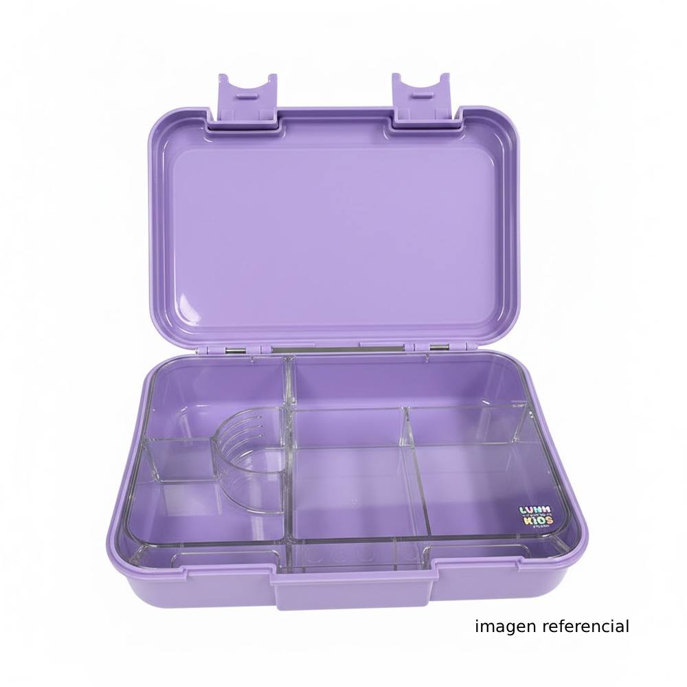 TAPER LUNCH BOX PARA LONCHERA 21X15X5CM ROSA - 3