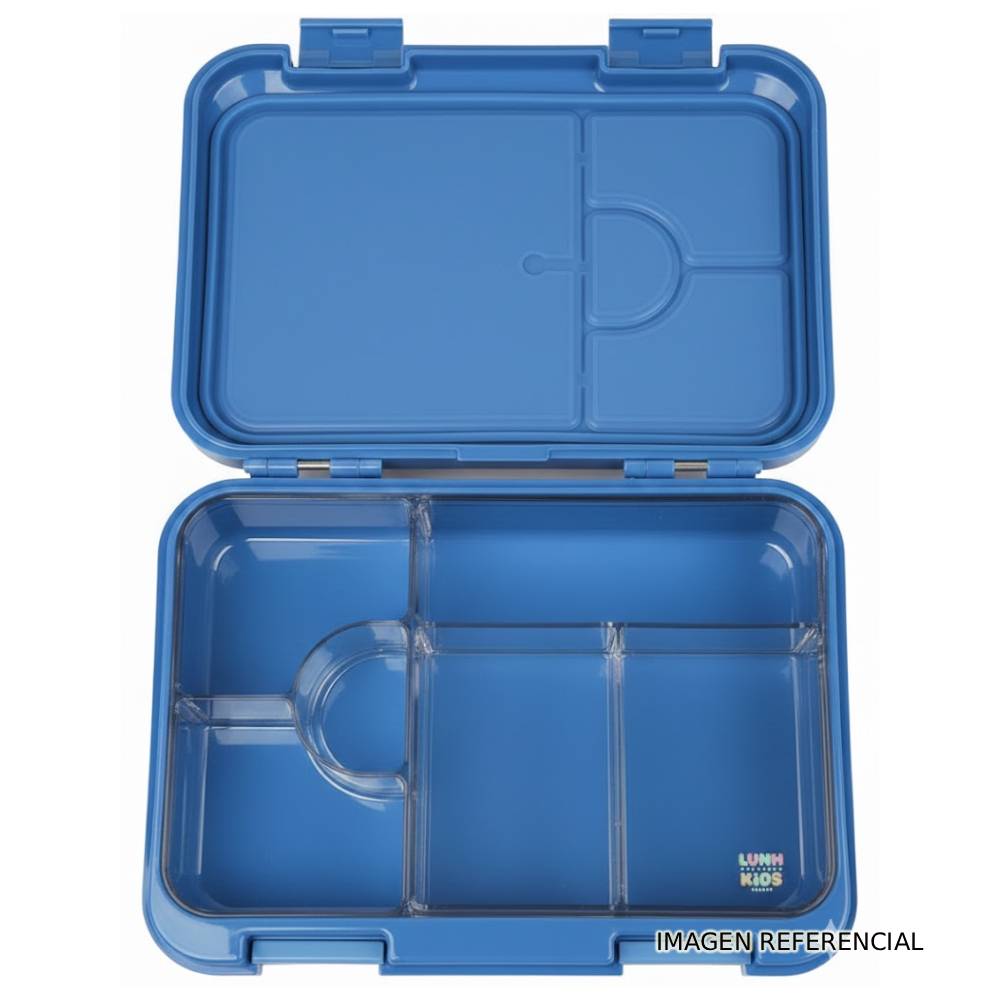 TAPER LUNCH BOX PARA LONCHERA 23X18X5CM AZUL - 4