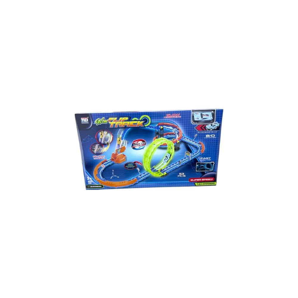 PISTA TENGLEADER 53 PIEZAS CON 1 CARRITO RECARGABLE - 2