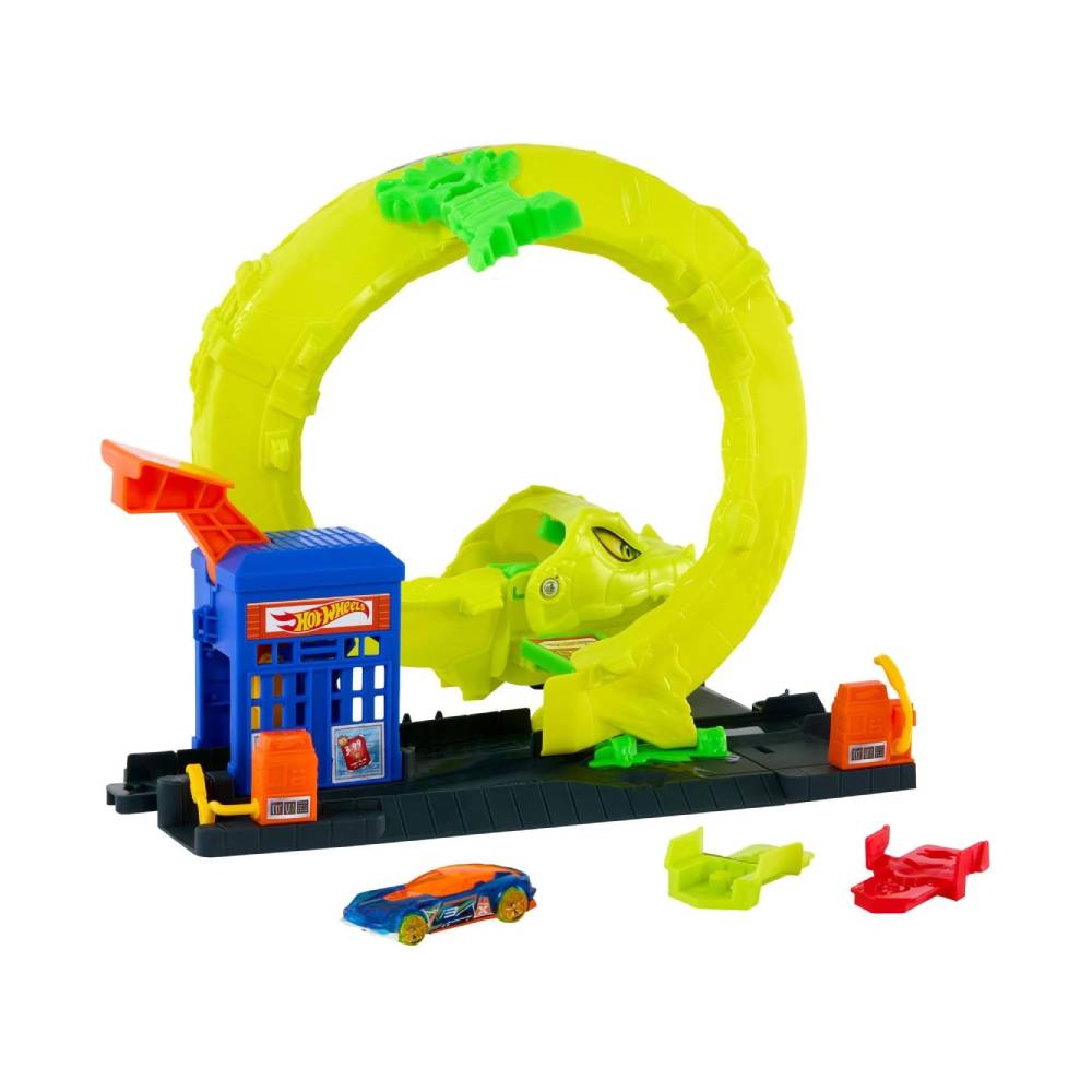 PISTA HOT WHEELS ATAQUE ESPIRAL DE SERPIENTE - 1