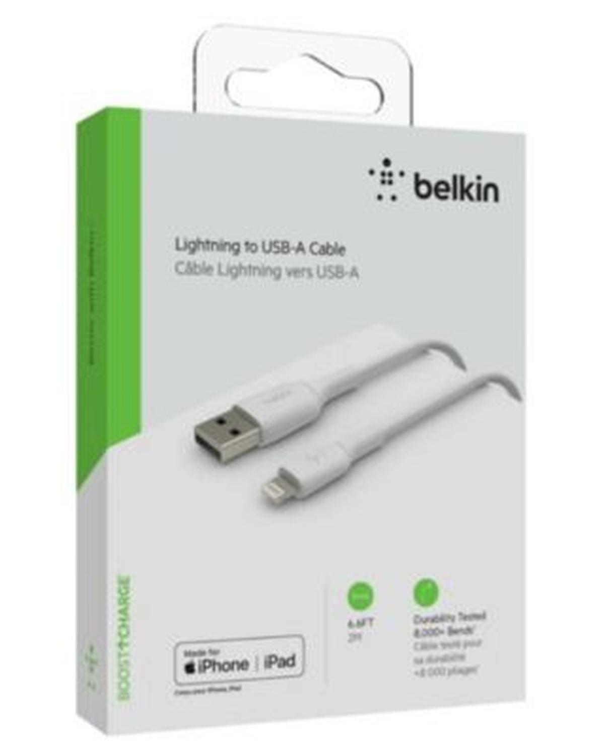 BELKIN CABLE BOOST CHARGE LIGHTNING TO USB-A 1M PARA APPLE - 3