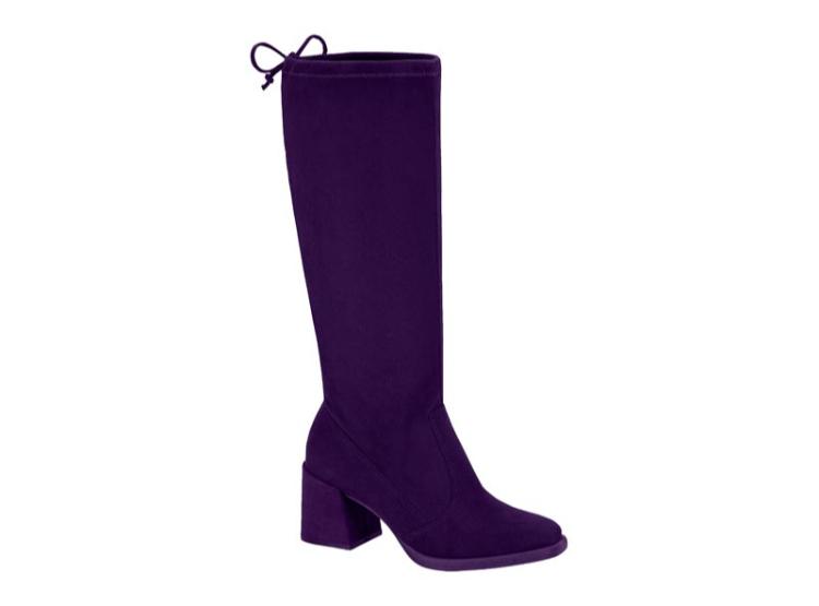 BOTINES MUJER MOLECA MORADO CASUAL - 1