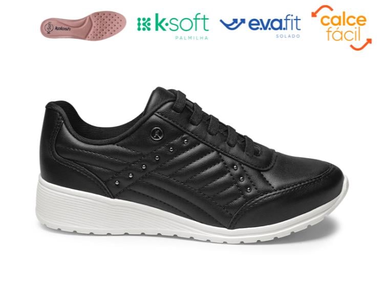 ZAPATILLAS MUJER KOLOSH NEGRO CASUAL - 1