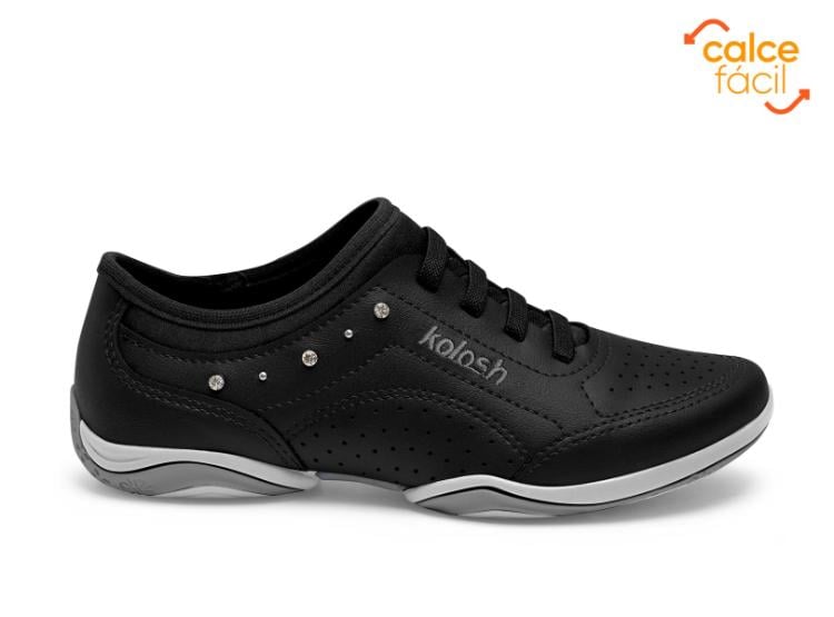 ZAPATILLAS MUJER KOLOSH NEGRO CASUAL - 1