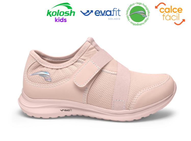 ZAPATILLAS NIÑA KOLOSH ROSADO CASUAL - 1