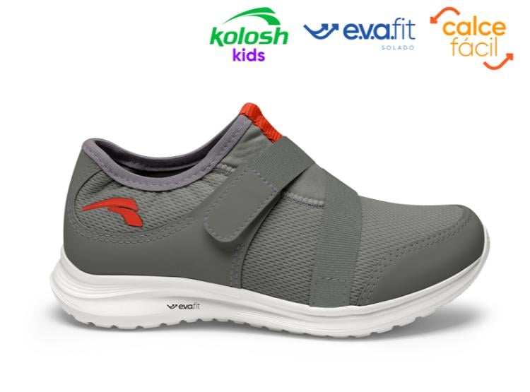 ZAPATILLAS NIÑO KOLOSH GRIS CASUAL - 1