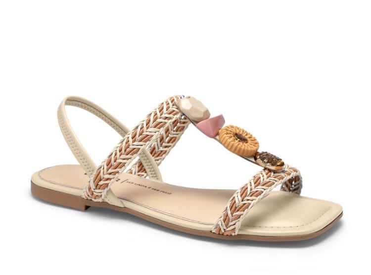 SANDALIAS MUJER KOLOSH CAMEL CASUAL - 1