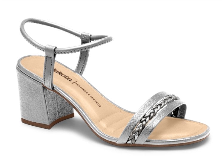SANDALIAS MUJER KOLOSH PLATA CASUAL - 1