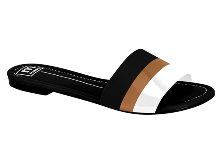 SANDALIAS CASUALES MUJER MOLECA NEGRO - 1
