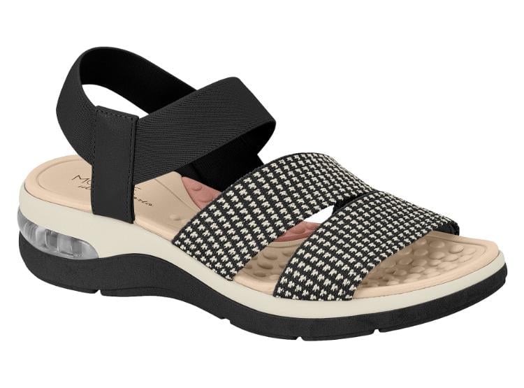 SANDALIAS CASUALES MUJER MODARE NEGRO - 1