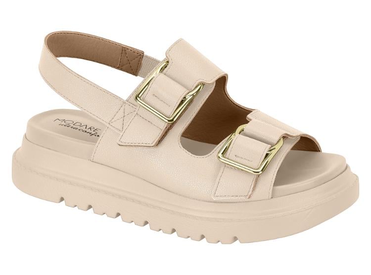 SANDALIAS CASUALES MUJER MODARE CREMA - 1