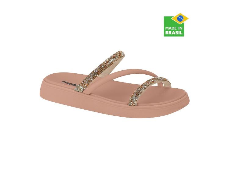 SANDALIAS PARA MUJER MOLECA CAMEL - 1