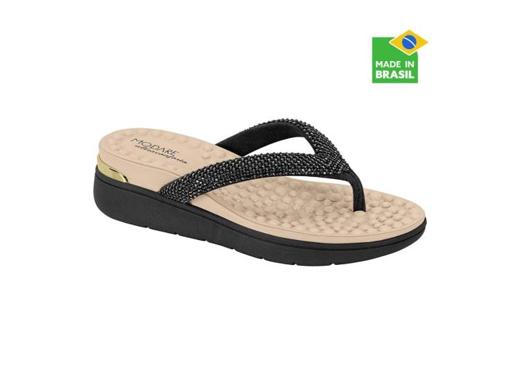 SANDALIAS PARA MUJER MODARE NEGRO - 1