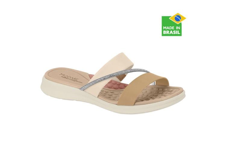 SANDALIAS PARA MUJER MODARE CREMA - 1