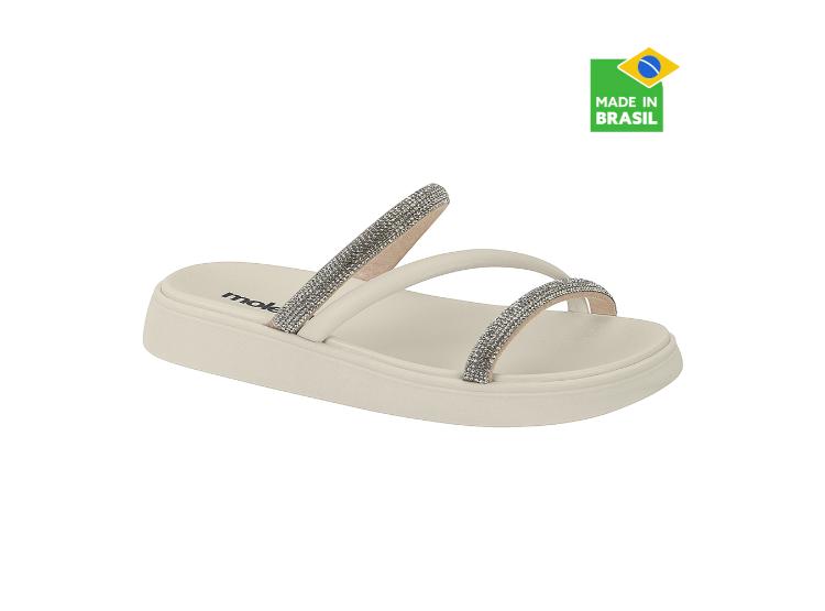 SANDALIAS PARA MUJER MOLECA CREMA - 1