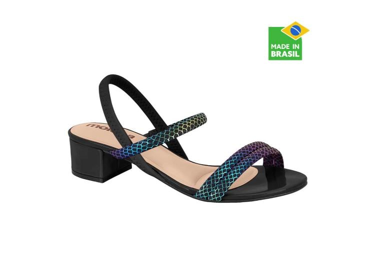 SANDALIAS PARA MUJER MOLECA NEGRO - 1